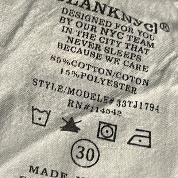 NWT Blank NYC Madison Crop High Rise Distressed Jeans Size 30 - Picture 13 of 14